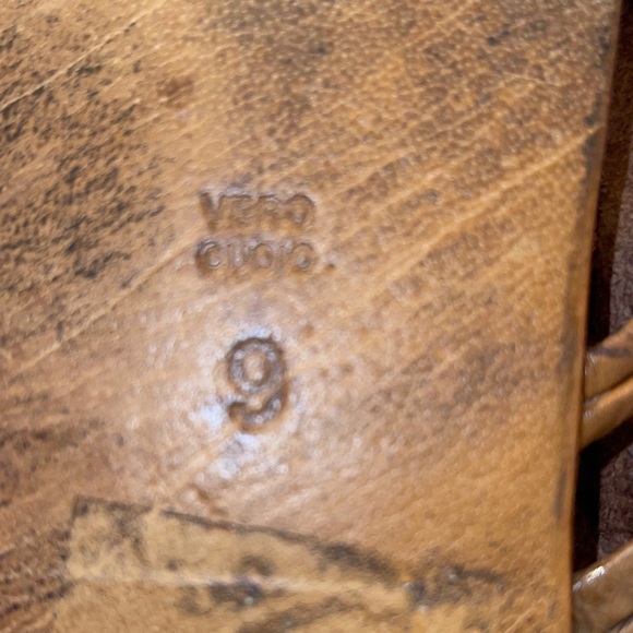 Ecote Brown and Orange Strappy Sandals - Picture 7 of 7